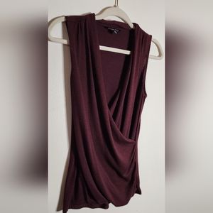 41 Hawthorne red sleeveless top